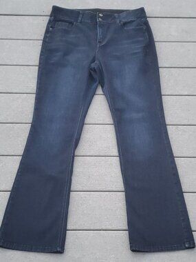 Venezia by Lane Bryant Elastic Waist Boot Cut Jeans 14R Venezia Bootcut Jeans